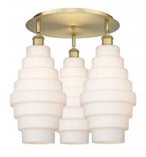 Innovations Lighting 516-3C-BB-G671-8 - Cascade - 3 Light - 20 inch - Brushed Brass - Flush Mount