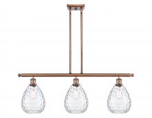 Innovations Lighting 516-3I-AC-G372 - Waverly - 3 Light - 36 inch - Antique Copper - Cord hung - Island Light