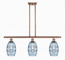 Innovations Lighting 516-3I-AC-G557-6BL - Vaz - 3 Light - 36 inch - Antique Copper - Cord hung - Island Light