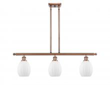 Innovations Lighting 516-3I-AC-G81 - Eaton - 3 Light - 36 inch - Antique Copper - Cord hung - Island Light