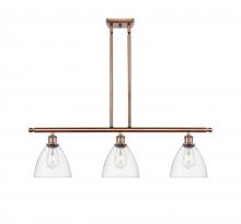 Innovations Lighting 516-3I-AC-GBD-752 - Bristol - 3 Light - 36 inch - Antique Copper - Cord hung - Island Light