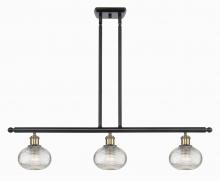 Innovations Lighting 516-3I-BAB-G555-6CL - Ithaca - 3 Light - 36 inch - Black Antique Brass - Cord hung - Island Light