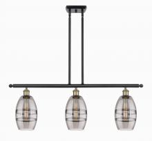 Innovations Lighting 516-3I-BAB-G557-6SM - Vaz - 3 Light - 36 inch - Black Antique Brass - Cord hung - Island Light