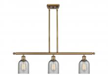  516-3I-BB-G257 - Caledonia - 3 Light - 36 inch - Brushed Brass - Cord hung - Island Light