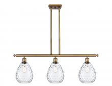  516-3I-BB-G372 - Waverly - 3 Light - 36 inch - Brushed Brass - Cord hung - Island Light