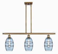 Innovations Lighting 516-3I-BB-G557-6BL - Vaz - 3 Light - 36 inch - Brushed Brass - Cord hung - Island Light