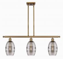 Innovations Lighting 516-3I-BB-G557-6SM - Vaz - 3 Light - 36 inch - Brushed Brass - Cord hung - Island Light