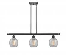 Innovations Lighting 516-3I-BK-G105 - Belfast - 3 Light - 36 inch - Matte Black - Cord hung - Island Light