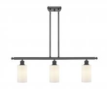 Innovations Lighting 516-3I-BK-G801 - Clymer - 3 Light - 36 inch - Matte Black - Cord hung - Island Light