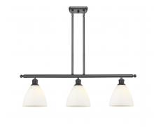 Innovations Lighting 516-3I-BK-GBD-751 - Bristol - 3 Light - 36 inch - Matte Black - Cord hung - Island Light