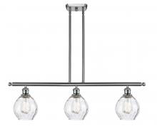  516-3I-SN-G362 - Waverly - 3 Light - 36 inch - Brushed Satin Nickel - Cord hung - Island Light