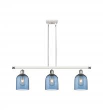 Innovations Lighting 516-3I-WPC-G558-6BL - Bella - 3 Light - 36 inch - White Polished Chrome - Cord hung - Island Light