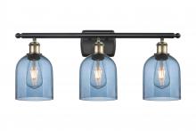 Innovations Lighting 516-3W-BAB-G558-6BL - Bella - 3 Light - 26 inch - Black Antique Brass - Bath Vanity Light