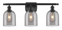  516-3W-BK-G558-6SM - Bella - 3 Light - 26 inch - Matte Black - Bath Vanity Light