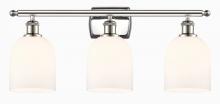 Innovations Lighting 516-3W-PN-G558-6GWH - Bella - 3 Light - 26 inch - Polished Nickel - Bath Vanity Light