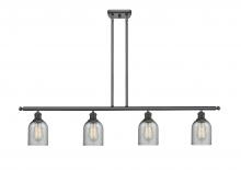 Innovations Lighting 516-4I-OB-G257 - Caledonia - 4 Light - 48 inch - Oil Rubbed Bronze - Cord hung - Island Light