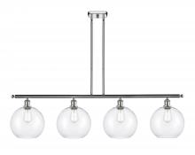 Innovations Lighting 516-4I-PC-G122-10 - Athens - 4 Light - 48 inch - Polished Chrome - Stem Hung - Island Light