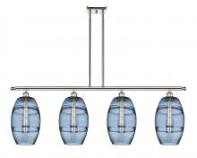 Innovations Lighting 516-4I-PN-G557-8BL - Vaz - 4 Light - 48 inch - Polished Nickel - Cord hung - Island Light