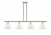  516-4I-PN-M14-W - Adirondack - 4 Light - 48 inch - Polished Nickel - Cord hung - Island Light