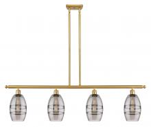 Innovations Lighting 516-4I-SG-G557-6SM - Vaz - 4 Light - 48 inch - Satin Gold - Cord hung - Island Light