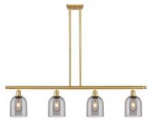 Innovations Lighting 516-4I-SG-G558-6SM - Bella - 4 Light - 48 inch - Satin Gold - Cord hung - Island Light