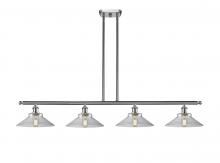 Innovations Lighting 516-4I-SN-G132 - Orwell - 4 Light - 48 inch - Brushed Satin Nickel - Cord hung - Island Light