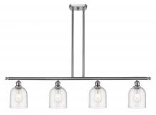  516-4I-SN-G558-6SDY - Bella - 4 Light - 48 inch - Brushed Satin Nickel - Cord hung - Island Light