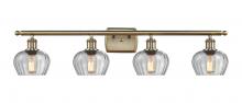 Innovations Lighting 516-4W-AB-G92 - Fenton - 4 Light - 37 inch - Antique Brass - Bath Vanity Light