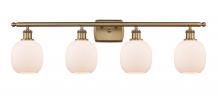 Innovations Lighting 516-4W-BB-G101 - Belfast - 4 Light - 36 inch - Brushed Brass - Bath Vanity Light