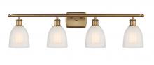 Innovations Lighting 516-4W-BB-G441 - Brookfield - 4 Light - 36 inch - Brushed Brass - Bath Vanity Light