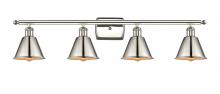 Innovations Lighting 516-4W-PN-M8 - Smithfield - 4 Light - 37 inch - Polished Nickel - Bath Vanity Light