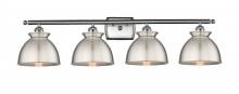  516-4W-SN-M14-SN - Adirondack - 4 Light - 38 inch - Brushed Satin Nickel - Bath Vanity Light