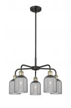 Innovations Lighting 516-5CR-BAB-G559-5SM - Bridal Veil - 5 Light - 23 inch - Black Antique Brass - Chandelier