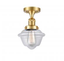 Innovations Lighting 517-1CH-SG-G532 - Oxford - 1 Light - 8 inch - Satin Gold - Semi-Flush Mount