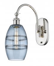 Innovations Lighting 518-1W-PN-G557-6BL - Vaz - 1 Light - 6 inch - Polished Nickel - Sconce