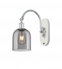 Innovations Lighting 518-1W-WPC-G558-6SM - Bella - 1 Light - 6 inch - White Polished Chrome - Sconce