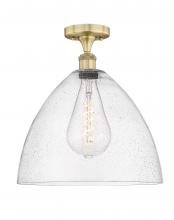 Innovations Lighting 616-1F-BB-GBD-164 - Bristol - 1 Light - 16 inch - Brushed Brass - Semi-Flush Mount