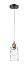  616-1P-BAB-G352 - Candor - 1 Light - 5 inch - Black Antique Brass - Cord Hung - Mini Pendant