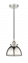 Innovations Lighting 616-1P-PN-M14-PN - Adirondack - 1 Light - 8 inch - Polished Nickel - Cord hung - Mini Pendant