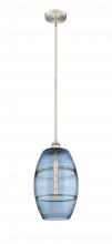 Innovations Lighting 616-1S-SN-G557-10BL - Vaz - 1 Light - 10 inch - Brushed Satin Nickel - Cord hung - Mini Pendant