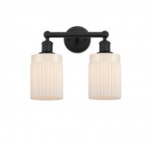 Innovations Lighting 616-2W-BK-G341 - Hadley - 2 Light - 14 inch - Matte Black - Bath Vanity Light