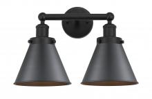 Innovations Lighting 616-2W-BK-M13-BK - Appalachian - 2 Light - 17 inch - Matte Black - Bath Vanity Light