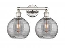 Innovations Lighting 616-2W-PN-G1213-8SM - Athens Deco Swirl - 2 Light - 17 inch - Polished Nickel - Bath Vanity Light