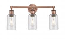  616-3W-AC-G804 - Clymer - 3 Light - 22 inch - Antique Copper - Bath Vanity Light