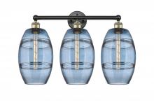 Innovations Lighting 616-3W-BAB-G557-8BL - Vaz - 3 Light - 26 inch - Black Antique Brass - Bath Vanity Light