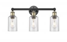  616-3W-BAB-G804 - Clymer - 3 Light - 22 inch - Black Antique Brass - Bath Vanity Light