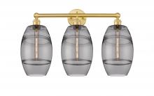 Innovations Lighting 616-3W-SG-G557-8SM - Vaz - 3 Light - 26 inch - Satin Gold - Bath Vanity Light