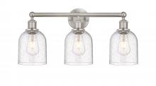  616-3W-SN-G558-6SDY - Bella - 3 Light - 24 inch - Brushed Satin Nickel - Bath Vanity Light