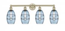 Innovations Lighting 616-4W-AB-G557-6BL - Vaz - 4 Light - 33 inch - Antique Brass - Bath Vanity Light