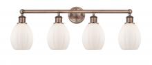 Innovations Lighting 616-4W-AC-G81 - Eaton - 4 Light - 33 inch - Antique Copper - Bath Vanity Light